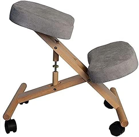 OR8 Wellness Ergonomic Wooden Posture Kneeling Chair - Relieve Back Pain & Improve Posture